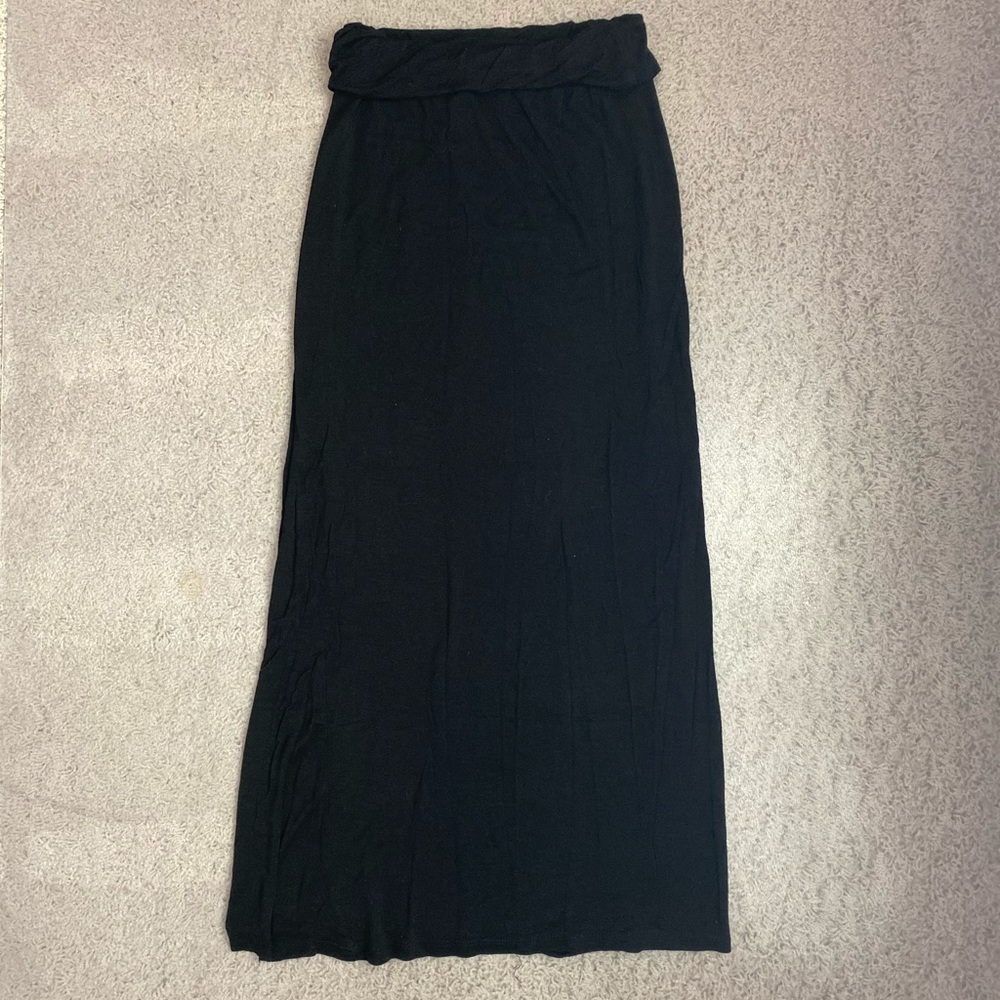 Ultra Flirt Maxi Skirt Black Size Small